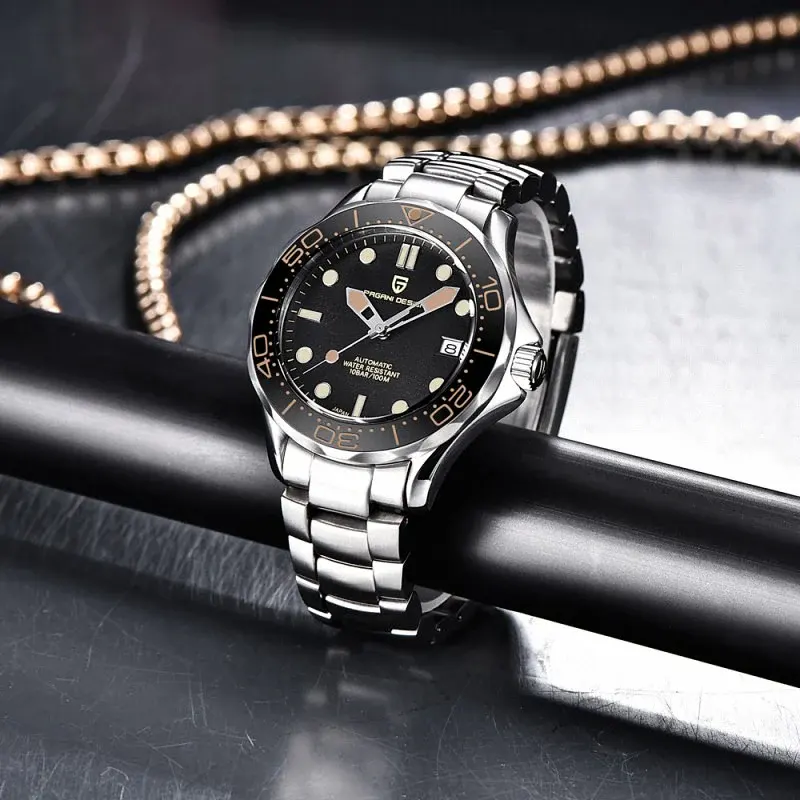 Pagani Design '007' James Bond Seamaster Black Dial Men's Watch-  PD-1667